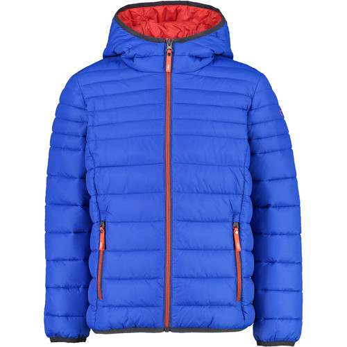 CMP KID JACKET FIX HOOD azul