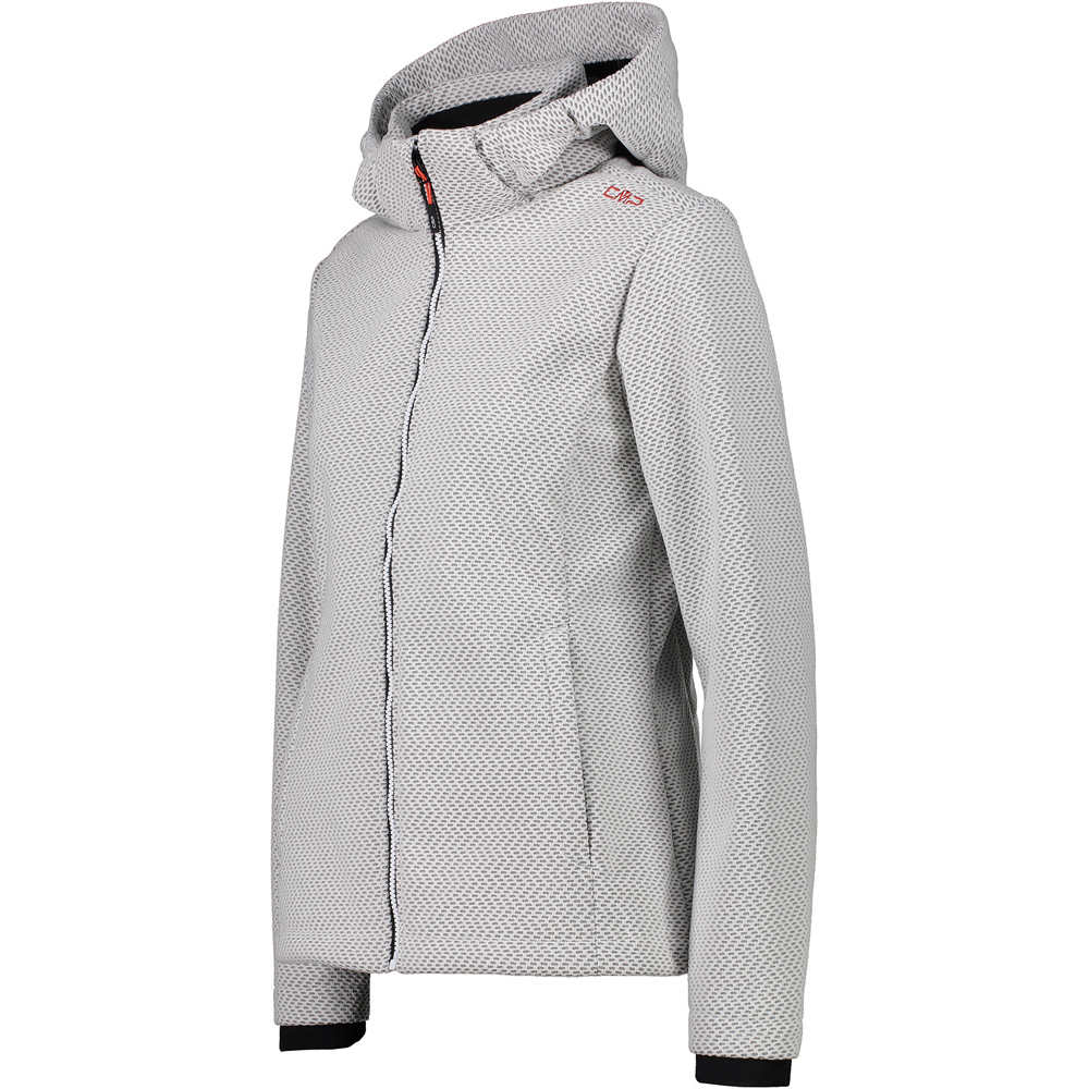 Cmp chaqueta softshell mujer Cmp WOMAN JACKET ZIP HOOD vista trasera Cmp chaqueta softshell mujer Cmp WOMAN JACKET ZIP HOOD vista trasera