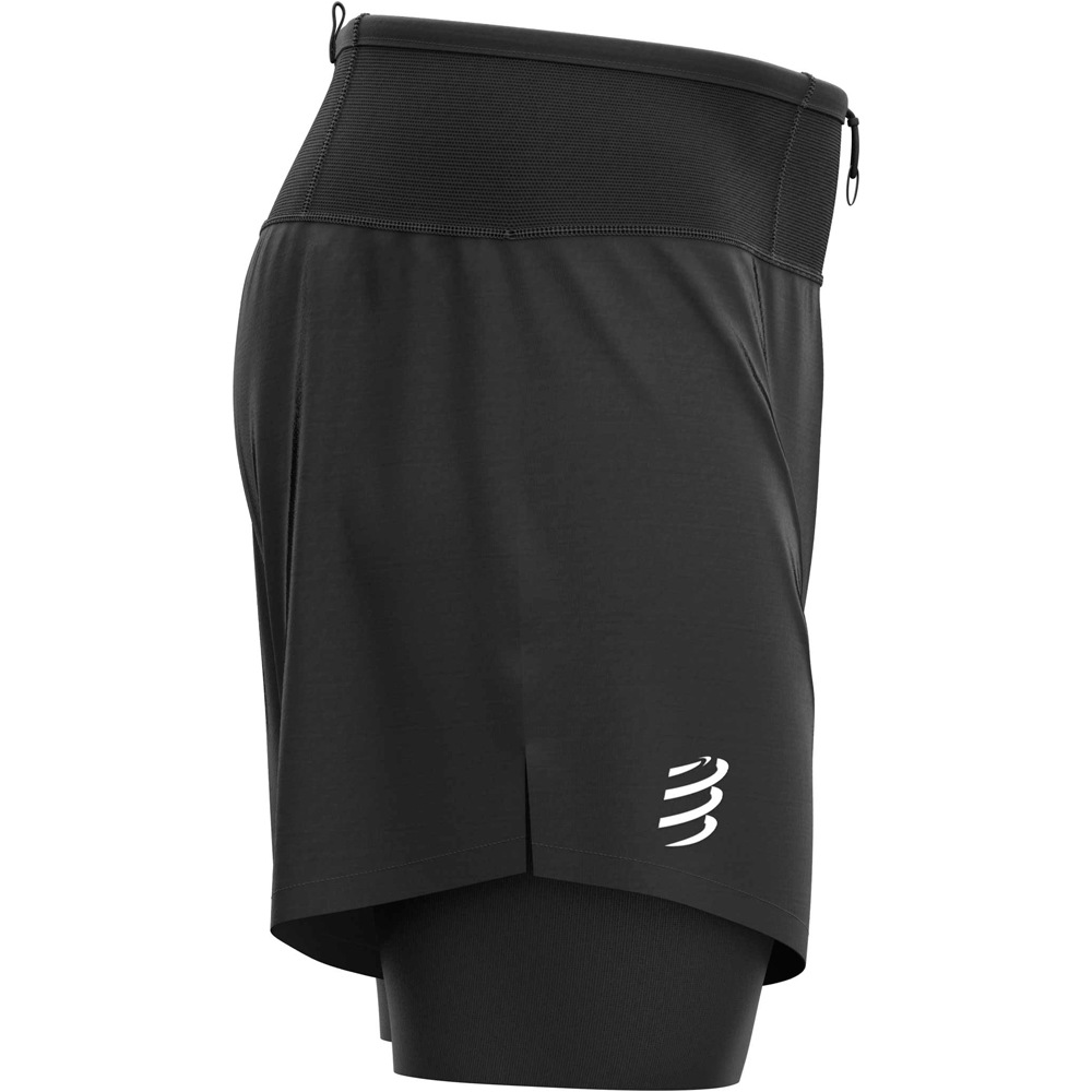 Compressport pantaloneta técnica hombre Compressport Trail 2-in-1 Short vista detalle Compressport pantaloneta técnica hombre Compressport Trail 2-in-1 Short vista detalle