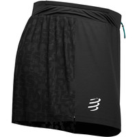 Compressport pantaloneta técnica hombre Compressport Racing Split Overshort vista frontal Compressport pantaloneta técnica hombre Compressport Racing Split Overshort vista frontal