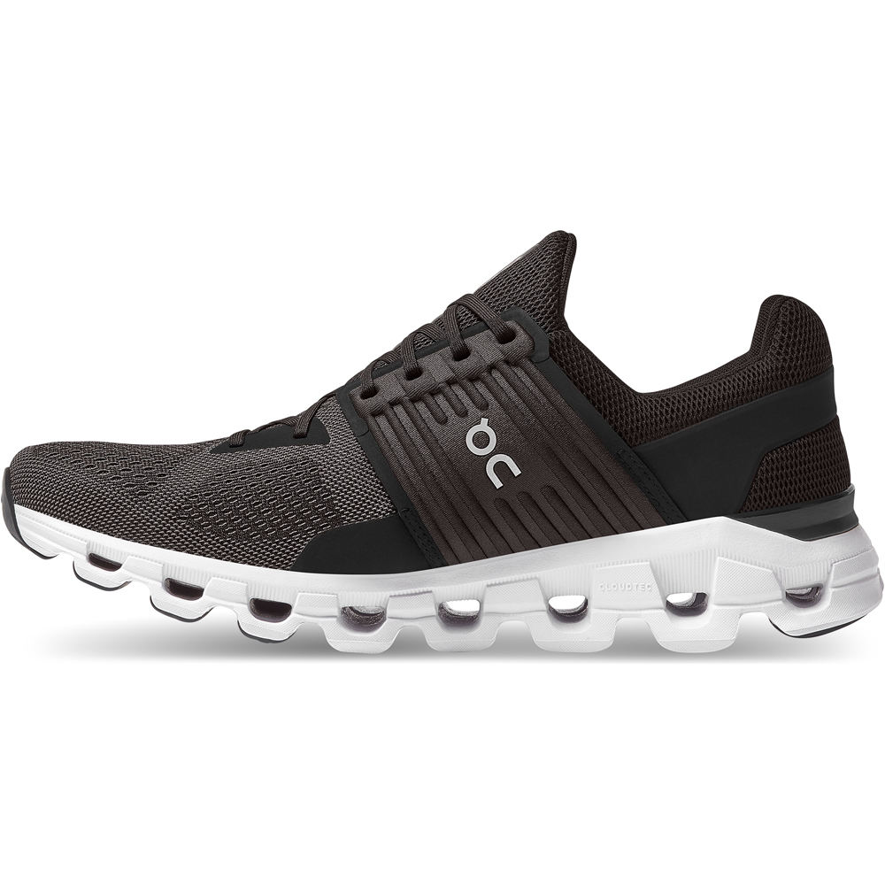 On zapatilla running hombre On Cloudswift NEGR lateral interior On zapatilla running hombre On Cloudswift NEGR lateral interior