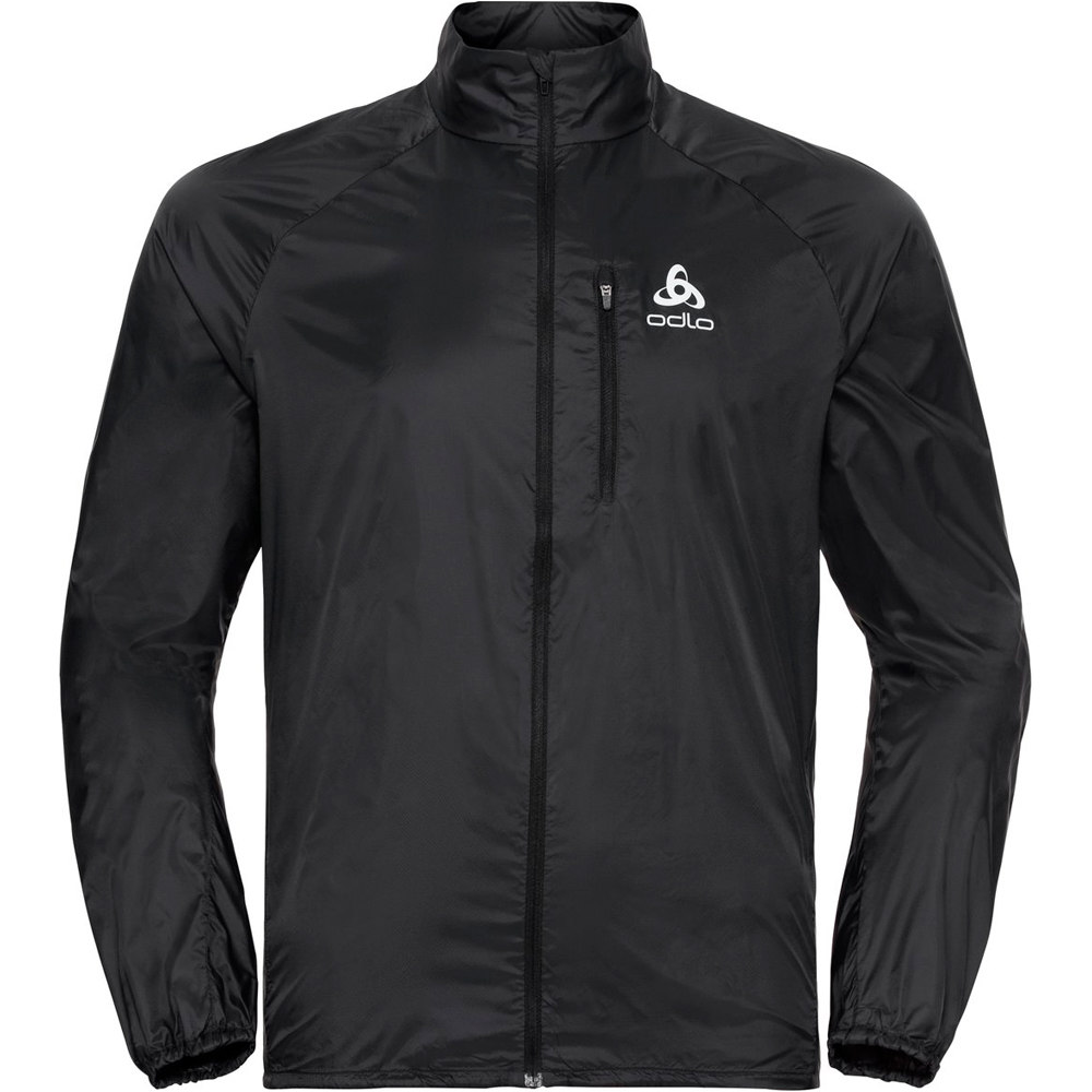 Odlo CHAQUETA RUNNING HOMBRE Odlo Blouson ZEROWEIGHT vista frontal Odlo CHAQUETA RUNNING HOMBRE Odlo Blouson ZEROWEIGHT vista frontal