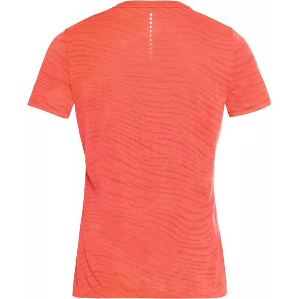 Odlo camiseta entrenamiento manga corta mujer Odlo T-shirt MC ZEROWEIGHT ENGINEE vista trasera Odlo camiseta entrenamiento manga corta mujer Odlo T-shirt MC ZEROWEIGHT ENGINEE vista trasera