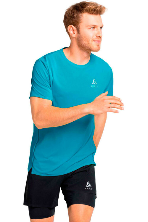 ODLO T-SHIRT MC ZEROWEIGHT CHILL-TECH azul