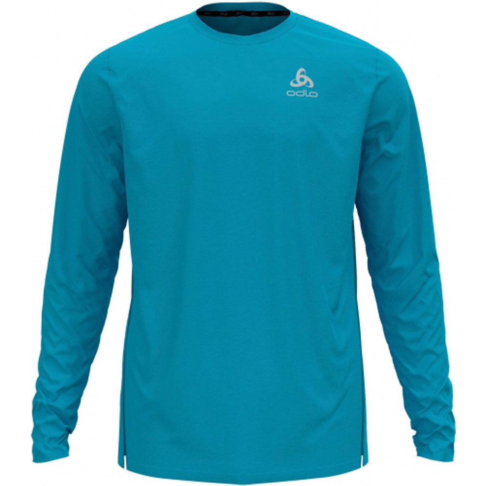 Odlo camiseta técnica manga larga hombre Odlo T-shirt ML ZEROWEIGHT CHILL-TECH vista frontal Odlo camiseta técnica manga larga hombre Odlo T-shirt ML ZEROWEIGHT CHILL-TECH vista frontal