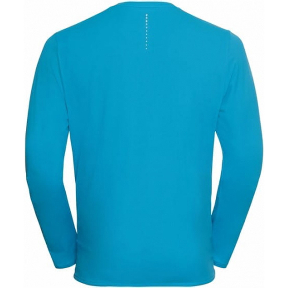 Odlo camiseta técnica manga larga hombre Odlo T-shirt ML ZEROWEIGHT CHILL-TECH vista trasera Odlo camiseta técnica manga larga hombre Odlo T-shirt ML ZEROWEIGHT CHILL-TECH vista trasera