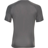 Odlo camiseta técnica manga corta hombre Odlo T-shirt MC ESSENTIAL PRINT GR vista trasera Odlo camiseta técnica manga corta hombre Odlo T-shirt MC ESSENTIAL PRINT GR vista trasera