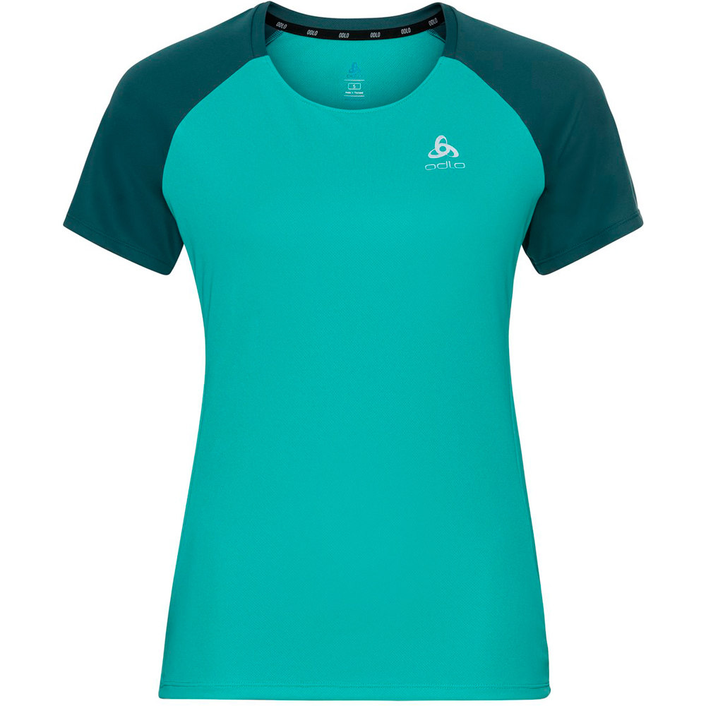 Odlo camiseta entrenamiento manga corta mujer Odlo T-shirt MC ESSENTIAL VE vista frontal Odlo camiseta entrenamiento manga corta mujer Odlo T-shirt MC ESSENTIAL VE vista frontal