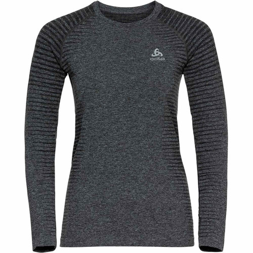 ODLO T-SHIRT ML ESSENTIAL SEAMLESS GR gris