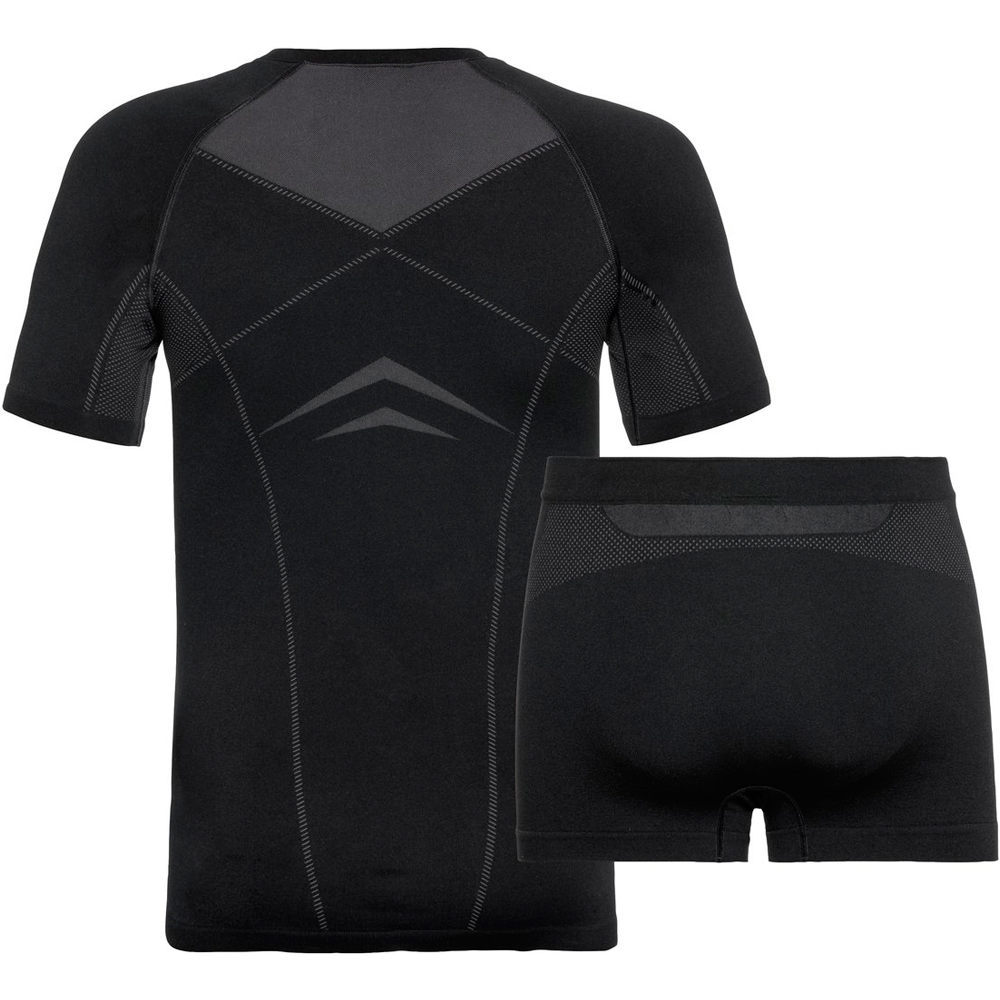 Odlo camiseta térmica manga larga hombre Odlo Ensemble PERFORMANCE EVOLUTION LIGHT vista trasera Odlo camiseta térmica manga larga hombre Odlo Ensemble PERFORMANCE EVOLUTION LIGHT vista trasera