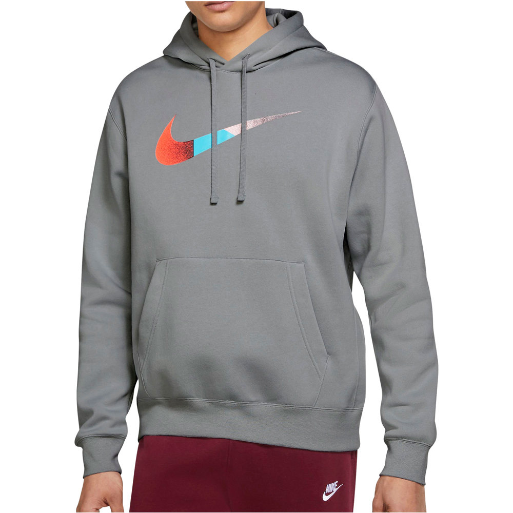Nike sudadera hombre Nike M NSW BB PO HDY SWSH BRND RIFF G vista detalle Nike sudadera hombre Nike M NSW BB PO HDY SWSH BRND RIFF G vista detalle