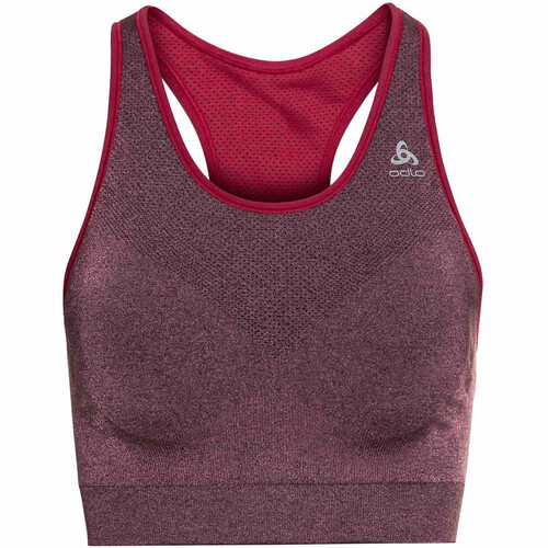 ODLO SPORTS BRA SEAMLESS MEDIUM CERAMICOOL rojo