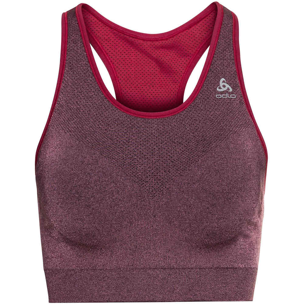 Odlo sujetadores deportivos Odlo Sports Bra SEAMLESS MEDIUM CERAMICOOL vista detalle Odlo sujetadores deportivos Odlo Sports Bra SEAMLESS MEDIUM CERAMICOOL vista detalle
