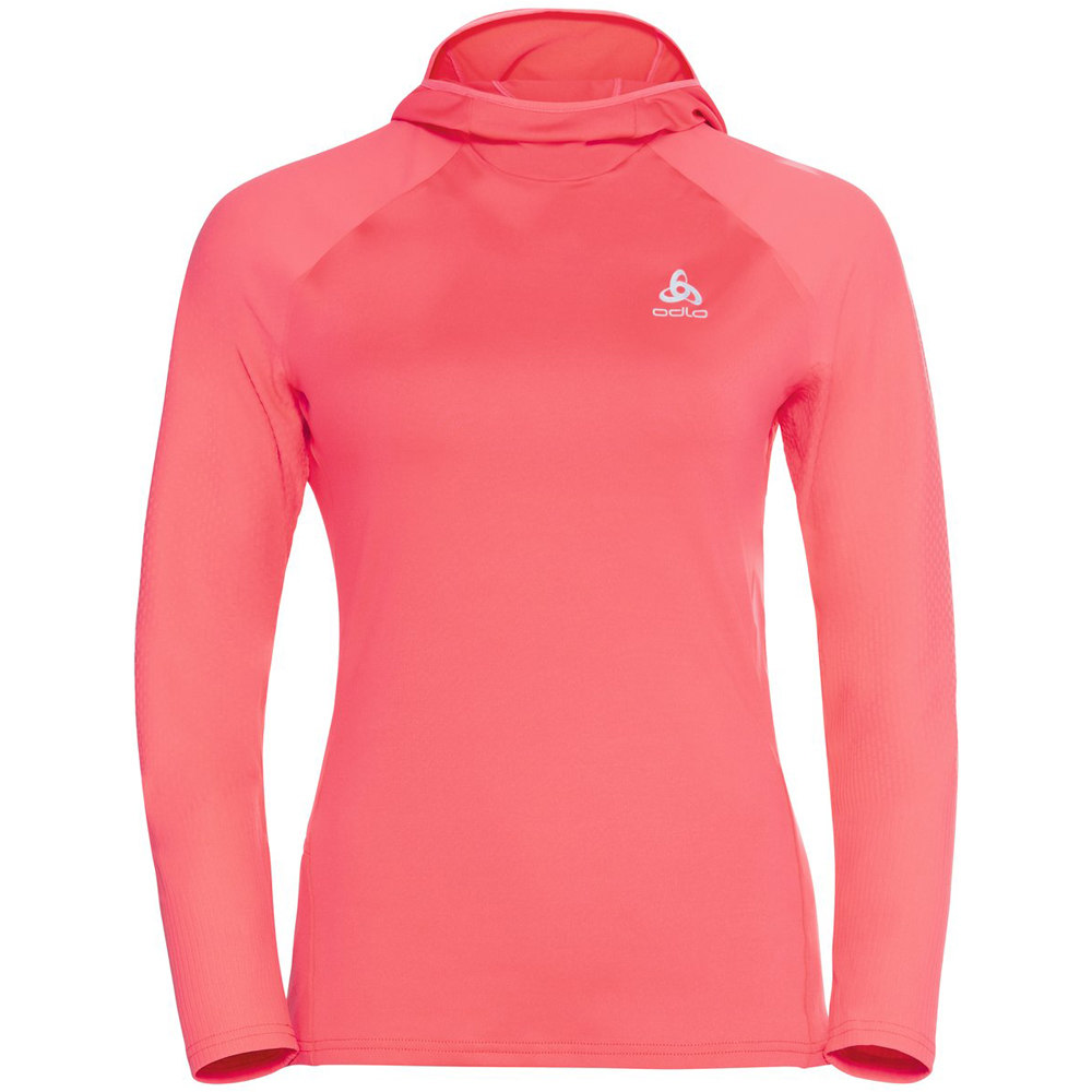 Odlo camiseta técnica manga larga mujer Odlo Hoody midlayer ZEROWEIGHT CERAMIWARM vista detalle Odlo camiseta técnica manga larga mujer Odlo Hoody midlayer ZEROWEIGHT CERAMIWARM vista detalle