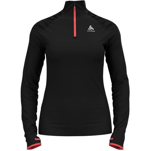 ODLO MIDLAYER 1/2 ZIP AXALP CERAMIWARM negro