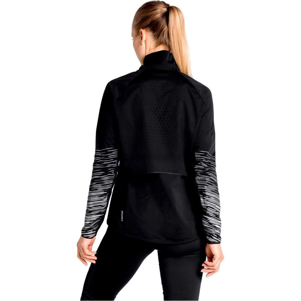 Odlo CHAQUETA RUNNING MUJER Odlo Jacket ZEROWEIGHT PRO WARM REFLECT vista trasera Odlo CHAQUETA RUNNING MUJER Odlo Jacket ZEROWEIGHT PRO WARM REFLECT vista trasera