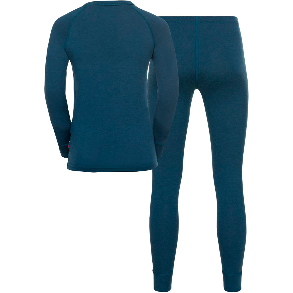 Odlo ropa térmica niño Odlo Set long MERINO 200 KIDS vista trasera Odlo ropa térmica niño Odlo Set long MERINO 200 KIDS vista trasera