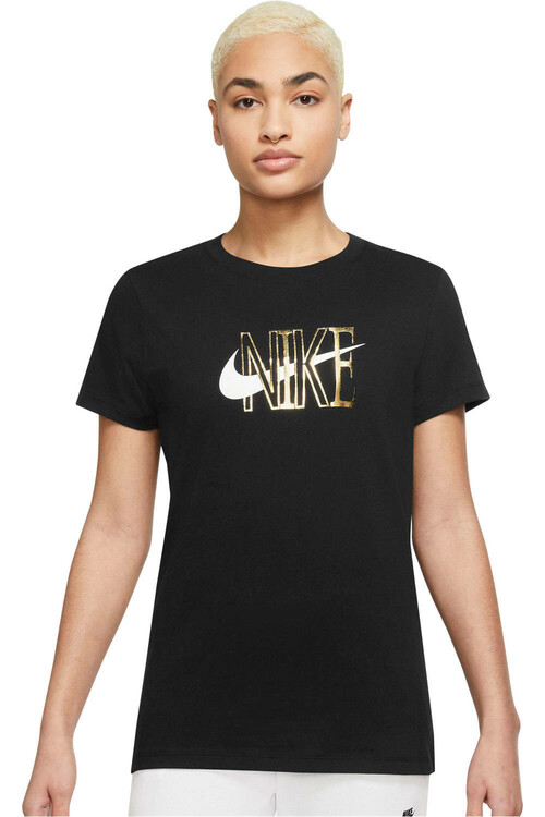NIKE W NSW TEE SHINE negro