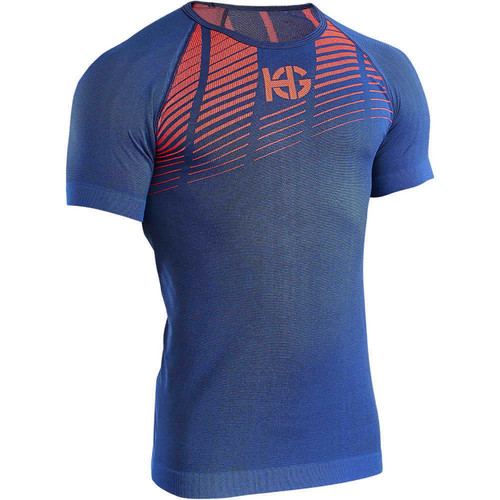 SPORTHG HG-WAVE SHORT SLEEVED T-SHIRT azul