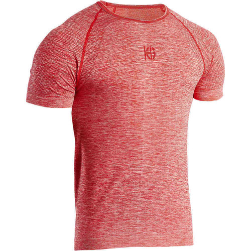 SPORTHG HG-FLOW SHORT SLEEVED JASPE T-SHIRT rojo