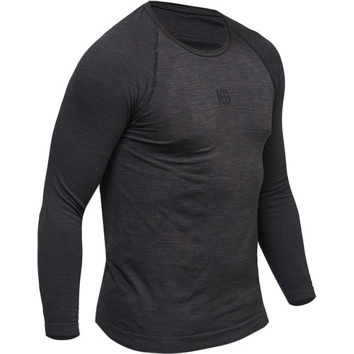 SPORTHG HG-FLOW LONG SLEEVED JASPE T-SHIRT negro
