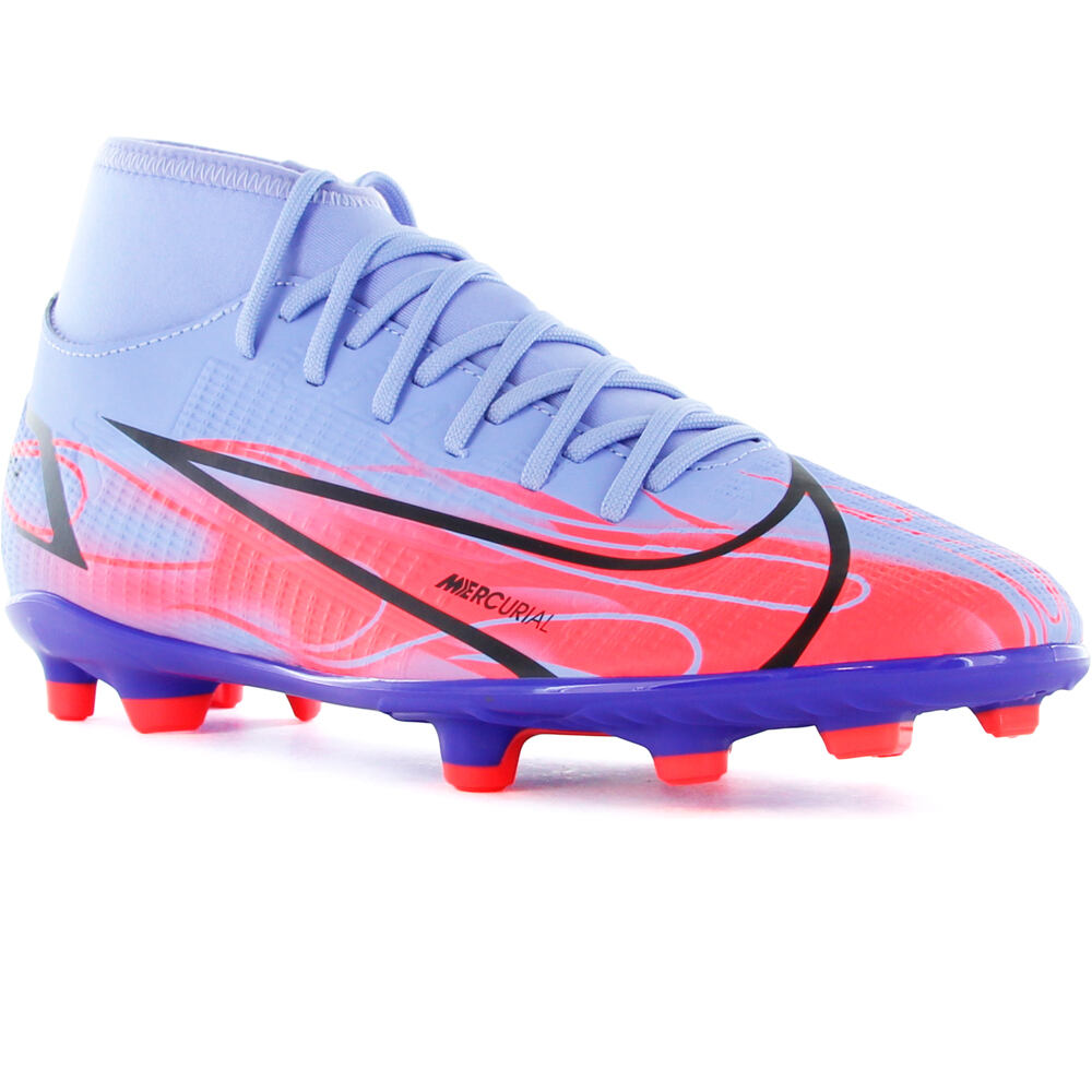 Nike botas de futbol cesped artificial Nike MERCURIAL SUPERFLY 8 CLUB KM FG/MG vista superior Nike botas de futbol cesped artificial Nike MERCURIAL SUPERFLY 8 CLUB KM FG/MG vista superior