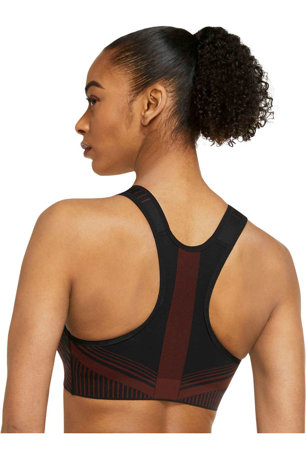 Nike Sujetador Yoga Nike NIKE FE/NOM FLYKNIT BRA GNNE vista trasera Nike Sujetador Yoga Nike NIKE FE/NOM FLYKNIT BRA GNNE vista trasera