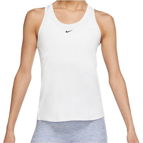 NIKE W NK ONE DF SLIM TANK blanco