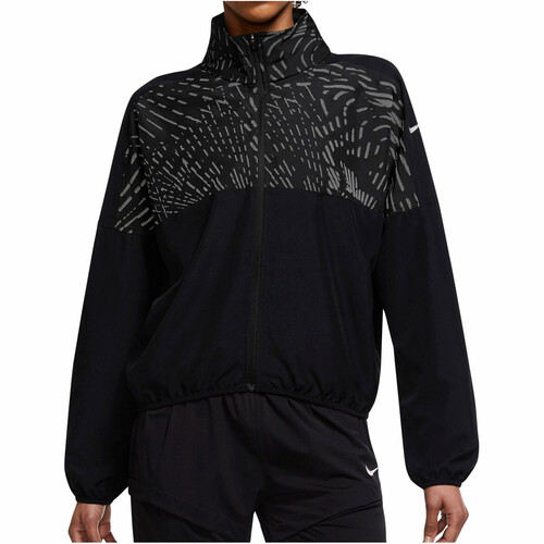 NIKE W NK DF RUN DVN REFLECTIVE JKT negro