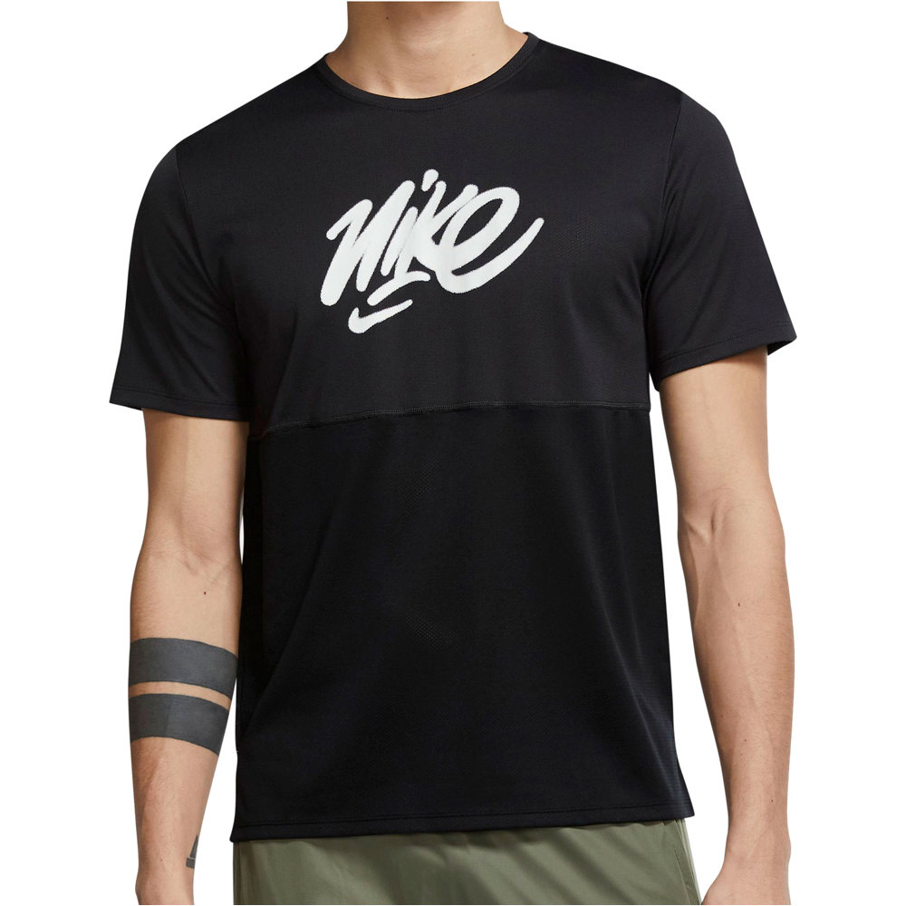 Nike camiseta técnica manga corta hombre Nike M NK DF WR RUN TOP GX SS GRNE vista detalle Nike camiseta técnica manga corta hombre Nike M NK DF WR RUN TOP GX SS GRNE vista detalle