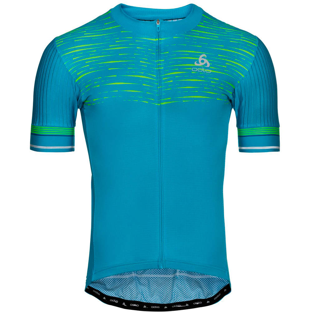 Odlo maillot manga corta hombre Odlo Maillot MC zip integral ZEROWEIGHT vista detalle Odlo maillot manga corta hombre Odlo Maillot MC zip integral ZEROWEIGHT vista detalle