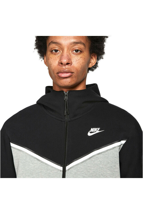 NIKE M NSW TCH FLC HOODIE FZ WR gris