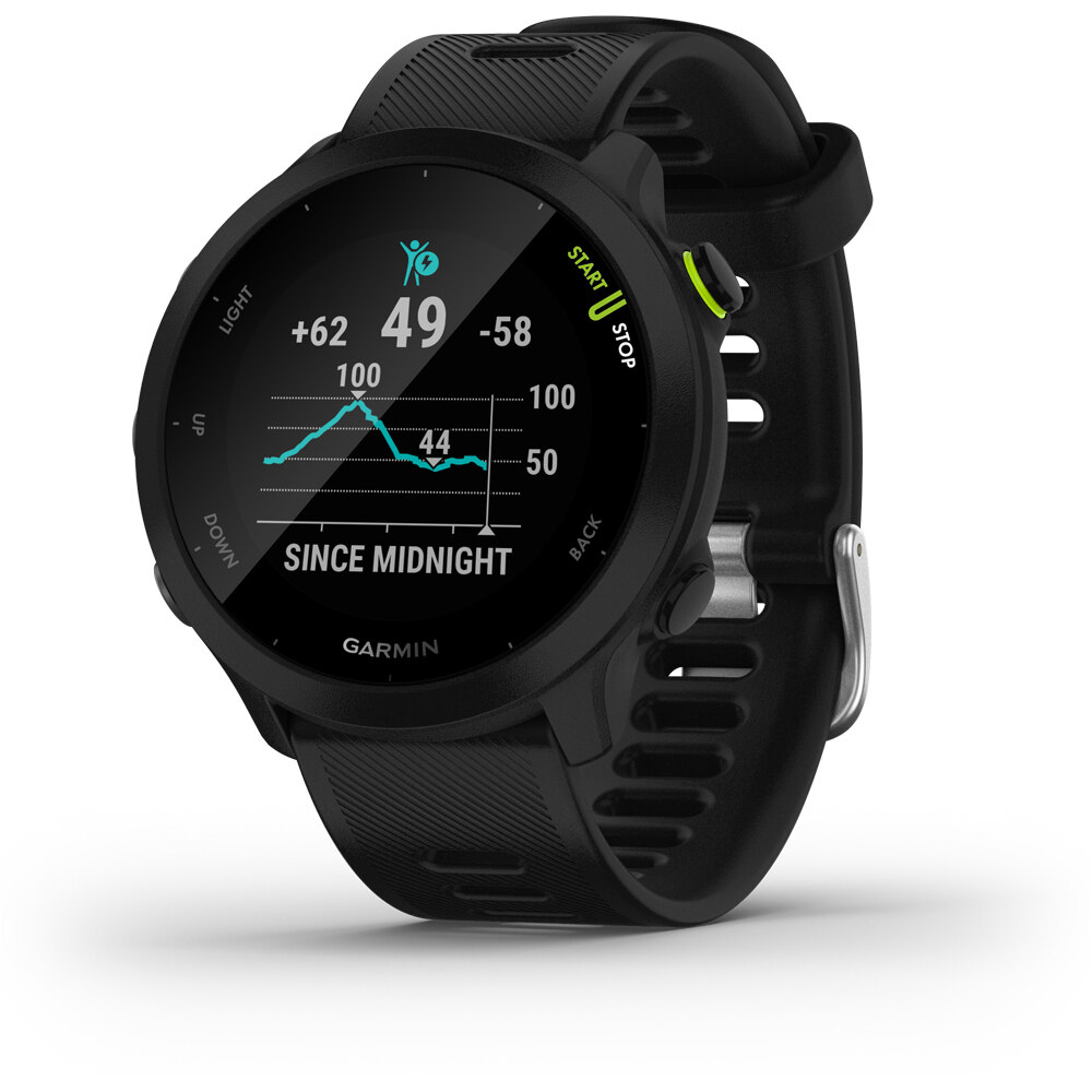 Garmin pulsómetros con gps FORERUNNER 55 NEGRO 02 Garmin pulsómetros con gps FORERUNNER 55 NEGRO 02