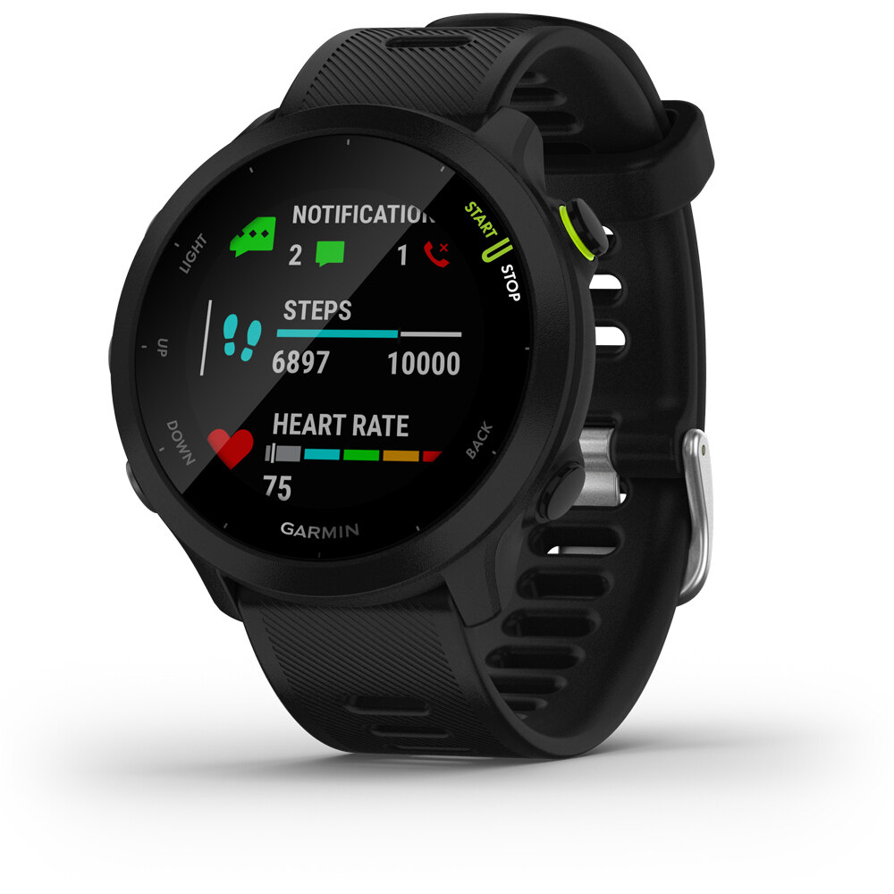 Garmin pulsómetros con gps FORERUNNER 55 NEGRO 06 Garmin pulsómetros con gps FORERUNNER 55 NEGRO 06