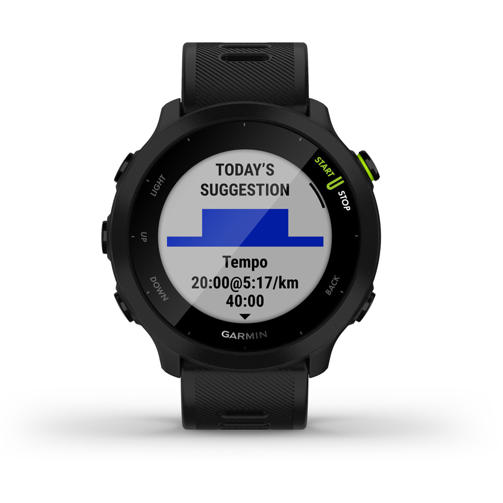 Garmin pulsómetros con gps FORERUNNER 55 NEGRO 09 Garmin pulsómetros con gps FORERUNNER 55 NEGRO 09