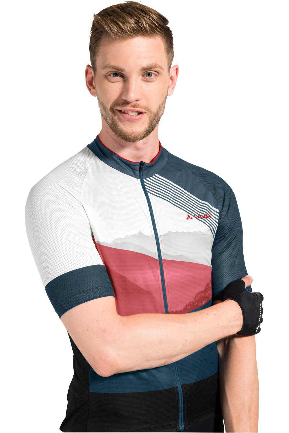 Vaude maillot manga corta hombre Vaude Mens Majura FZ Tricot II vista detalle Vaude maillot manga corta hombre Vaude Mens Majura FZ Tricot II vista detalle