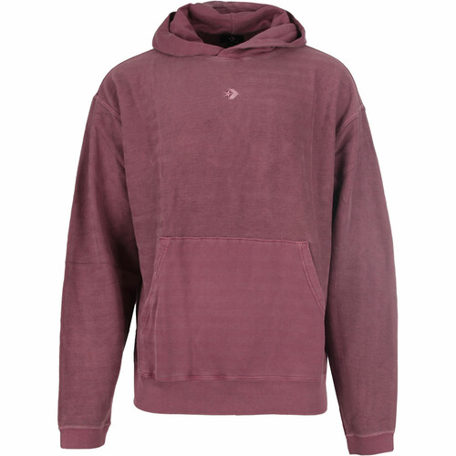 CONVERSE REVERSE HERRINGBONE PULLOVER HOODIE rojo