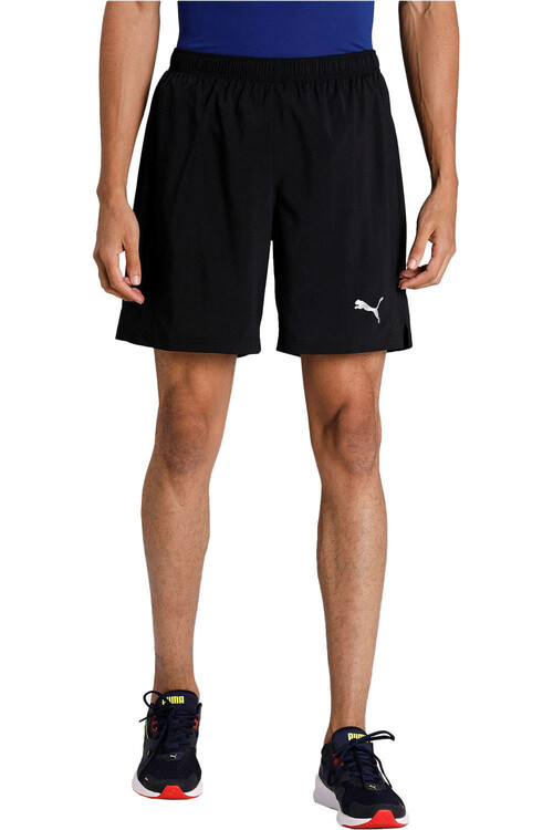 PUMA RUN FAVORITE WOVEN 7 SESSION SHORT M negro