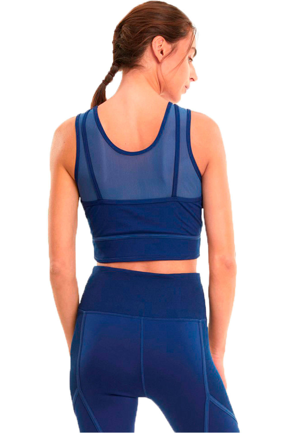 Puma body running mujer Puma STUDIO LAYERED CROP TOP vista trasera Puma body running mujer Puma STUDIO LAYERED CROP TOP vista trasera