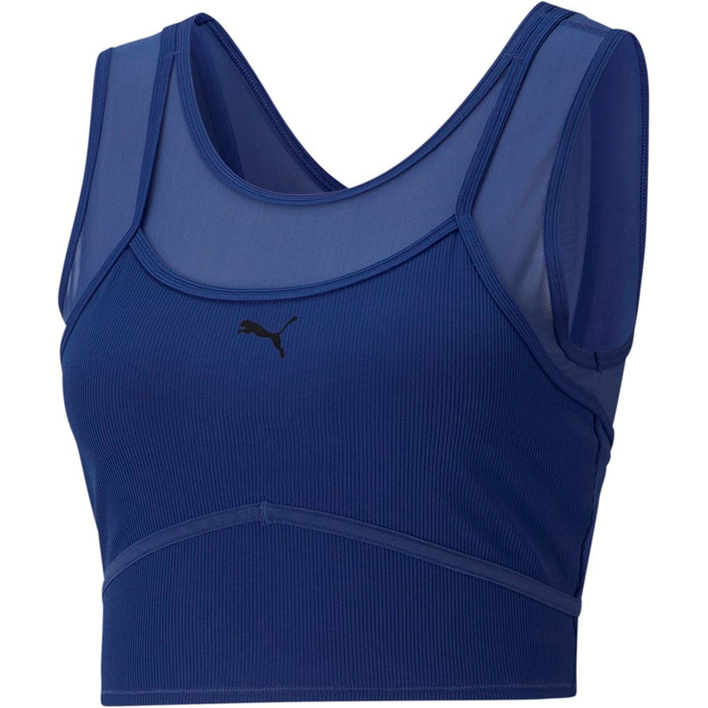 Puma body running mujer Puma STUDIO LAYERED CROP TOP vista detalle Puma body running mujer Puma STUDIO LAYERED CROP TOP vista detalle