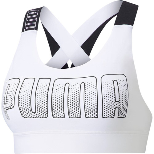 PUMA MID IMPACT FEEL IT BRA blanco