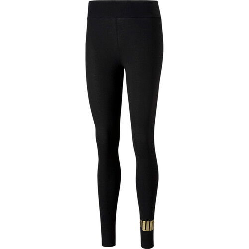 PUMA ESS+ METALLIC LEGGINGS negro