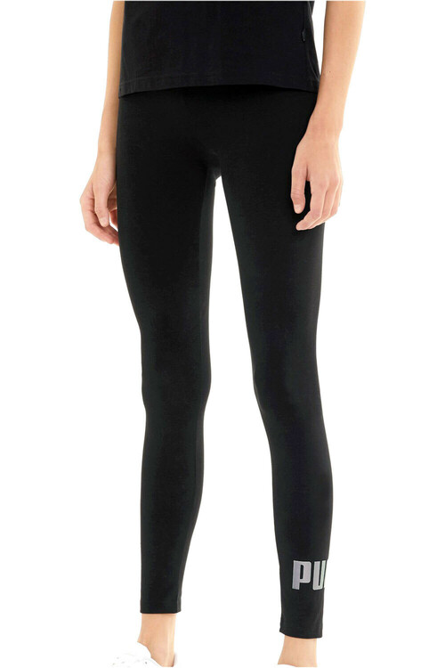 PUMA ESS+ METALLIC LEGGINGS negro