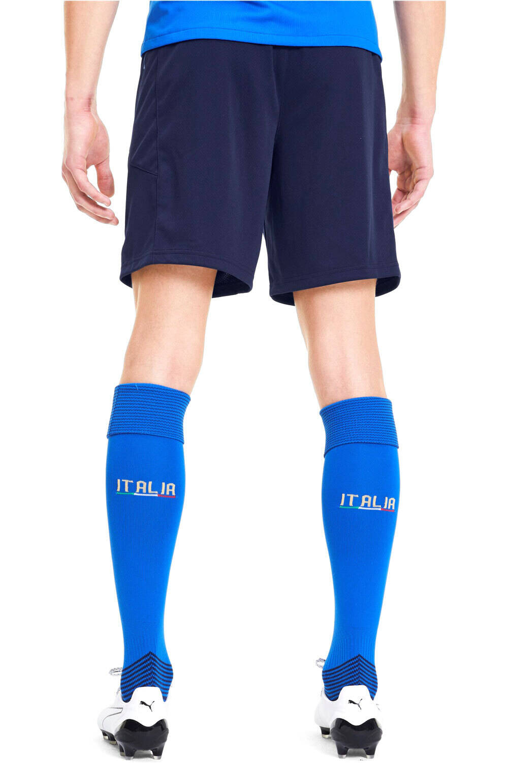 Puma pantalones fútbol oficiales Puma ITALIA Home & Away Shorts Replica vista trasera Puma pantalones fútbol oficiales Puma ITALIA Home & Away Shorts Replica vista trasera