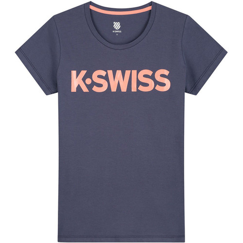 K-SWISS CAMISETA HYPERCOURT LOGO gris
