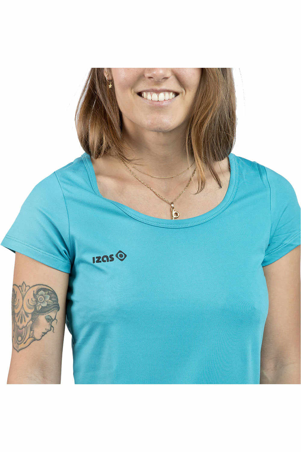Izas camiseta entrenamiento manga corta mujer Izas ALAND vista detalle Izas camiseta entrenamiento manga corta mujer Izas ALAND vista detalle