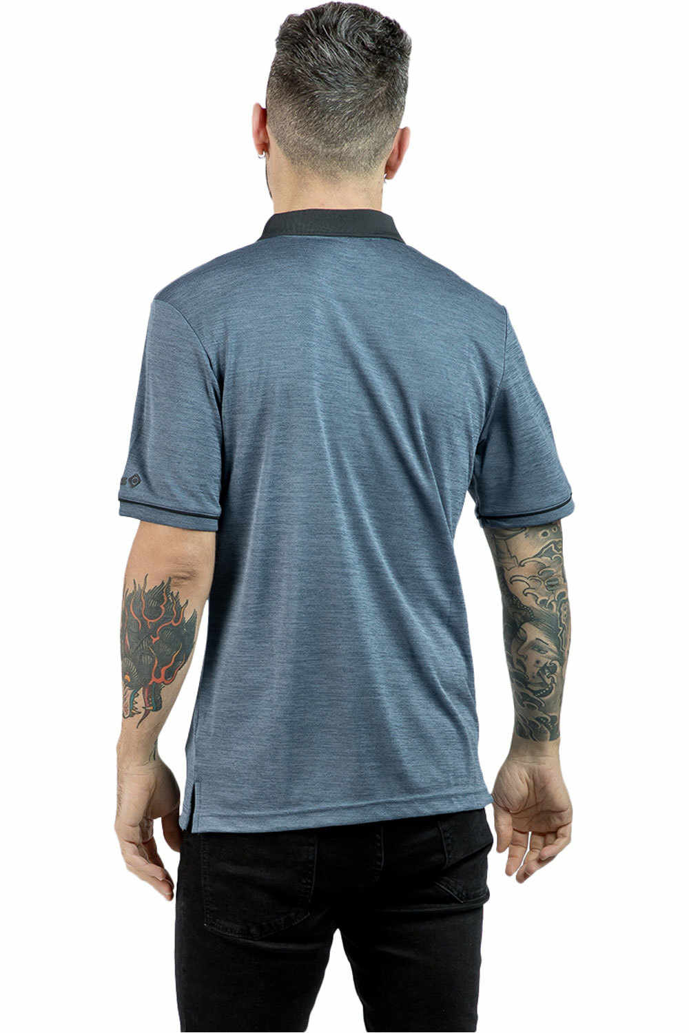 Izas polo manga corta hombre Izas BESPEN vista trasera Izas polo manga corta hombre Izas BESPEN vista trasera