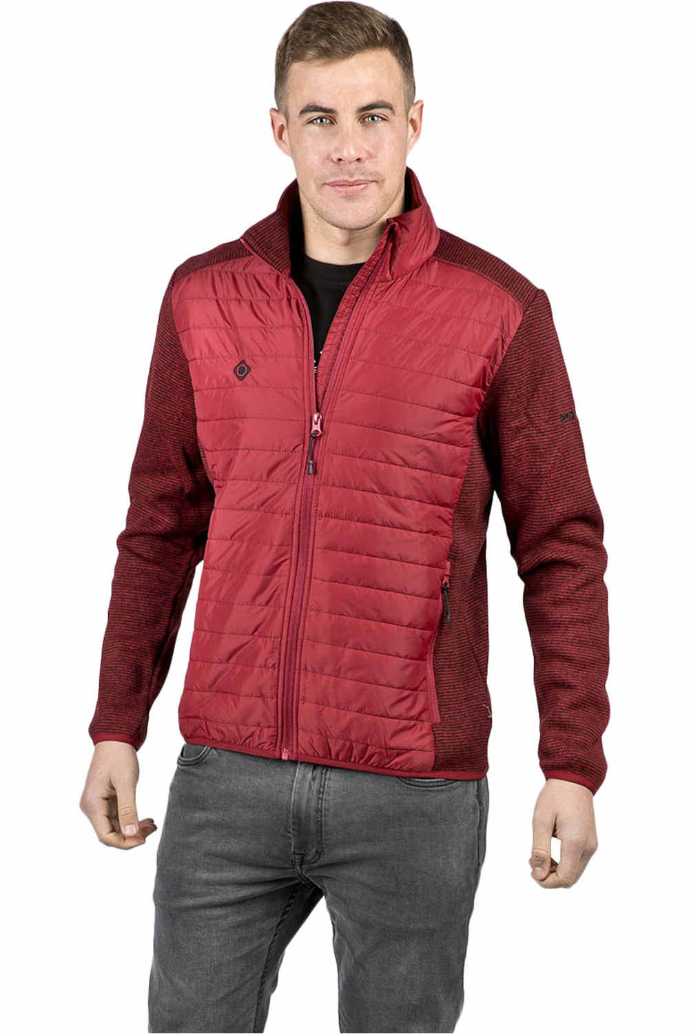 Izas sudadera hombre Izas ABAY S/C vista frontal Izas sudadera hombre Izas ABAY S/C vista frontal