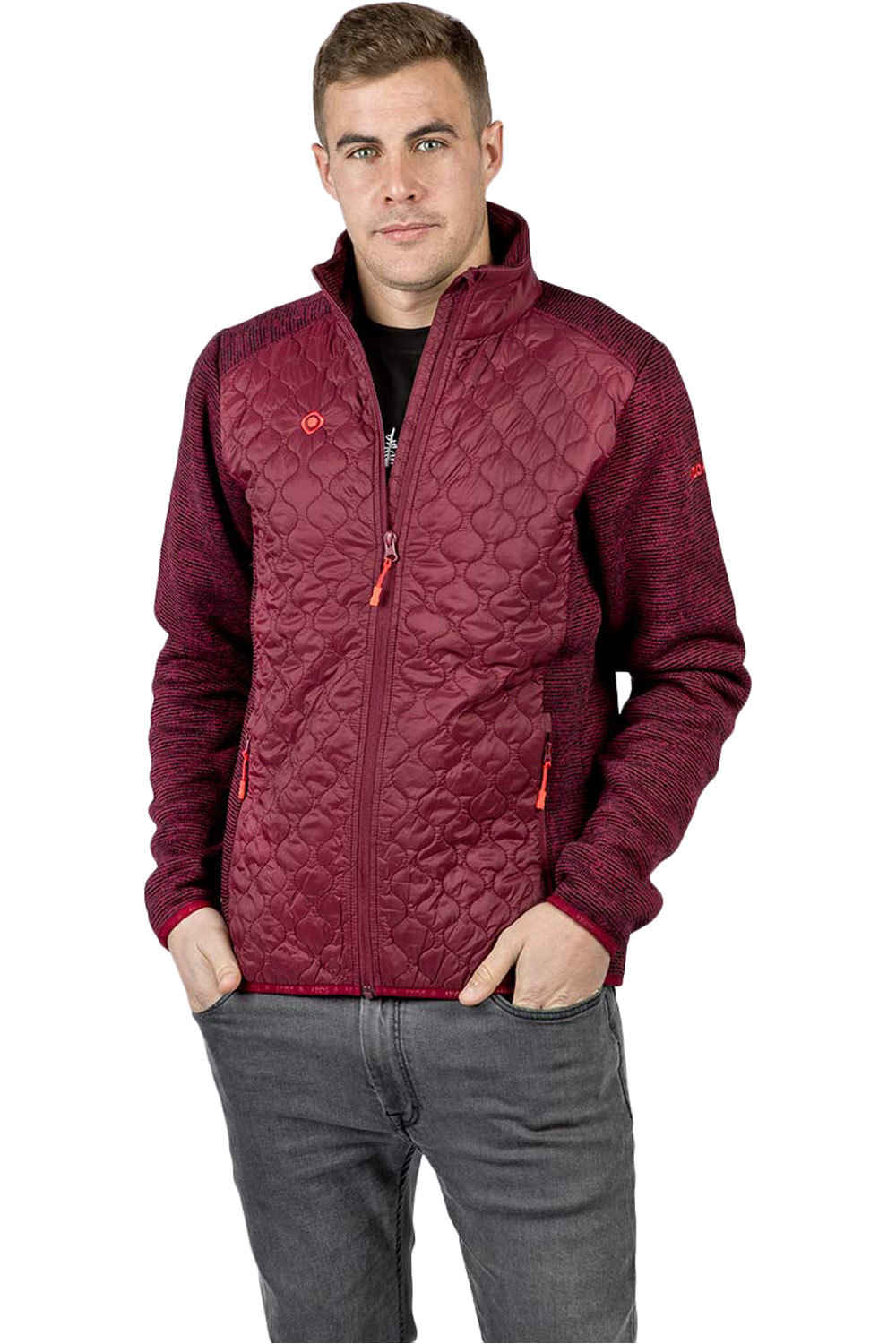 Izas sudadera hombre Izas ABAY S/C vista frontal Izas sudadera hombre Izas ABAY S/C vista frontal