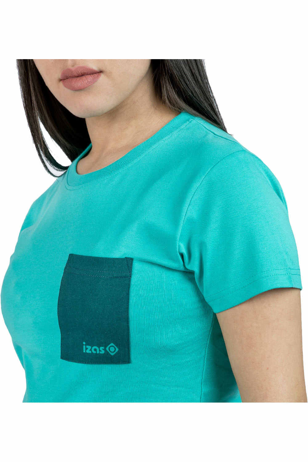 Izas camiseta manga corta mujer Izas LATRAS vista detalle Izas camiseta manga corta mujer Izas LATRAS vista detalle